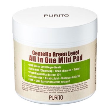 Purito Centella Green Level All In One Mild Pad 130 ml