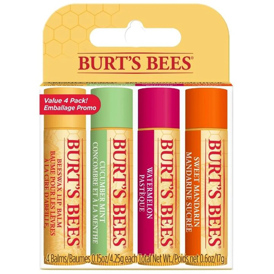 Lip Balm 4 Pack Freshly Picked, Burt's Bees Leppepleie