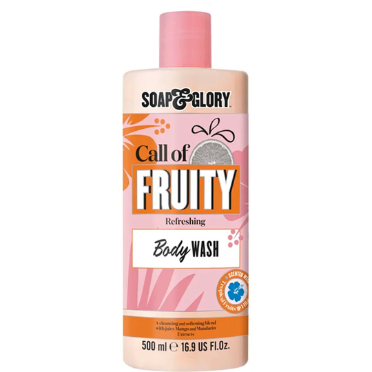 Call of Fruity Body Wash for Cleansed and Refreshed Skin, 500 ml Soap & Glory Shower Gel