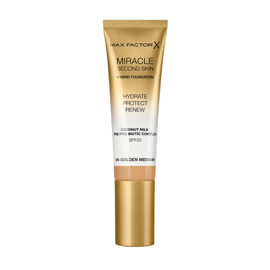 Max Factor Miracle Touch Miracle Second Skin Foundation 006 Gold Mediu