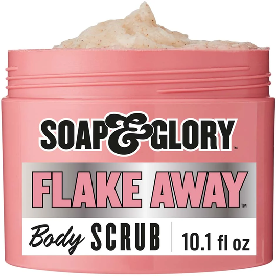 Flake Away Body Scrub for Exfoliation and Smoother Skin, 300 ml Soap & Glory Body Scrub