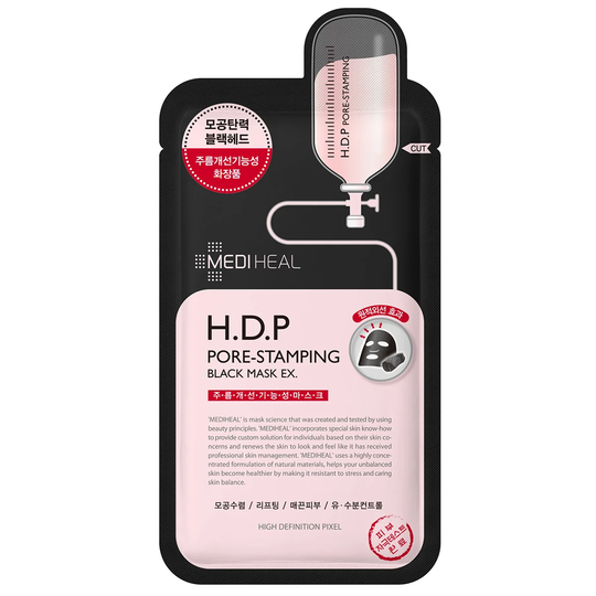 H.D.P Pore-Stamping Black Mask, Mediheal Ansiktsmaske
