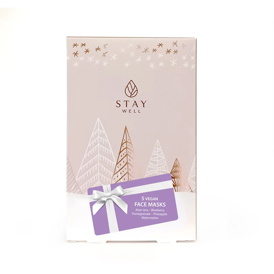 Vegan Face Masks, 5 pcs Stay Well Ansiktsmaske