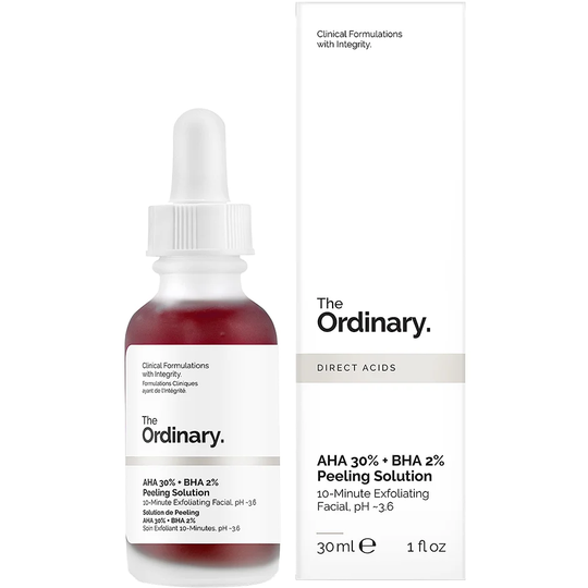 The Ordinary AHA 30% + BHA 2% Peeling Solution, 30 ml The Ordinary Peeling
