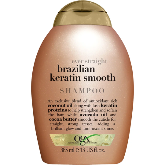 Ogx Ever Straight Brazilian Keratin Smooth Shampoo, 385 ml OGX Sjampo