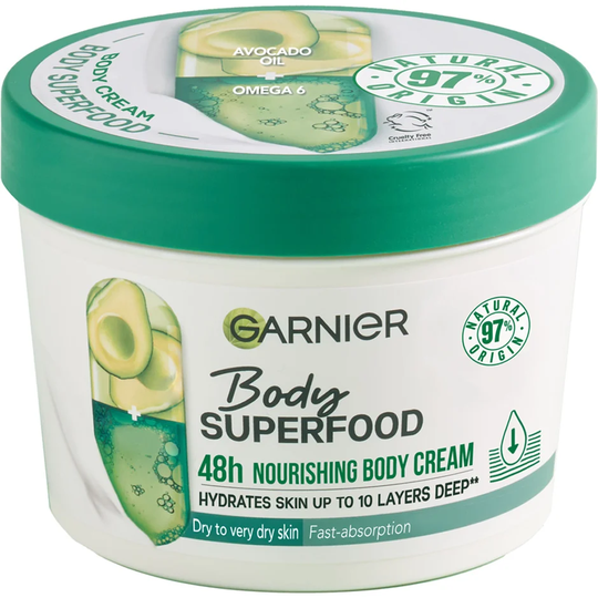 Body Superfood, 380 g Garnier Body Lotion