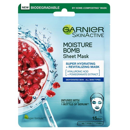 Moisture Bomb Super-Hydrating Revitalising Mask, Garnier Ansiktsmaske