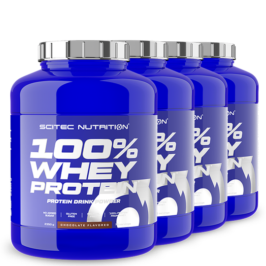 4 x 100% Whey Protein, 2350 g, BIG BUY