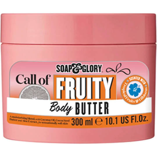 Call of Fruity Body Butter for Hydration and Softer Skin, 300 ml Soap & Glory Body Butter