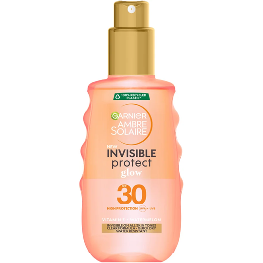 Ambre Solaire Invisible Protect Glow, 150 ml Garnier Solkrem