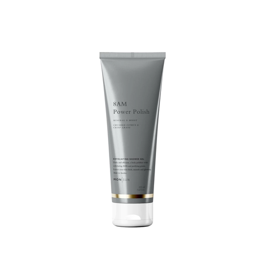 8AM Power Polish Mineral & Moist Exfoliating Shower Gel 225 ml