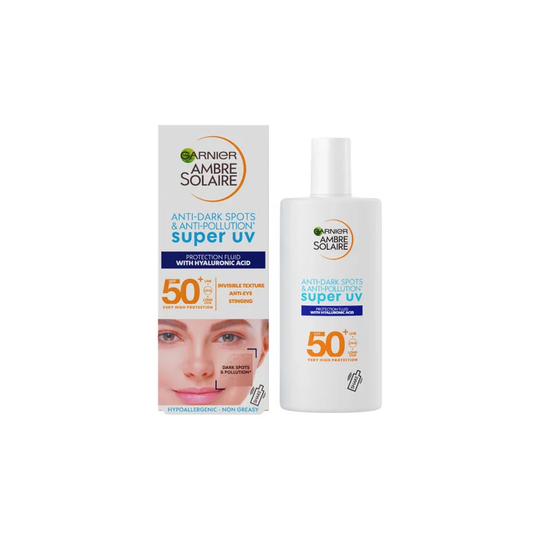 Ambre Solaire Non tinted fluid shaka anti age, 40 ml Garnier Solkrem