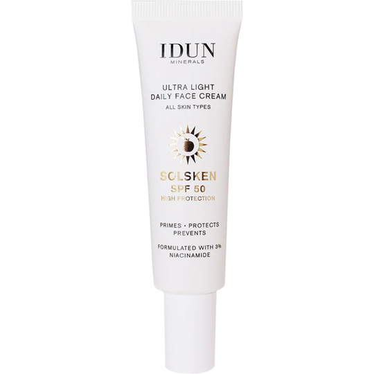 Ultra Light Daily Face Cream Solsken, 30 ml IDUN Minerals Dagkrem