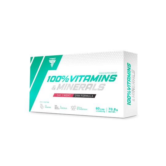 Trec 100% Vitamins & Minerals - 60 kapsler