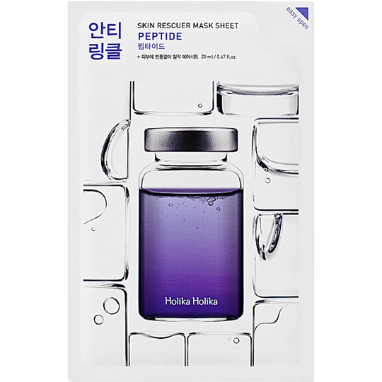 Holika Holika Skin Rescuer Mask Sheet - Peptide, Holika Holika Ansiktsmaske