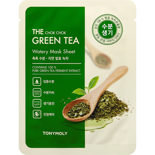 The Chok Chok Green Tea Watery Mask Sheet, 20 g Tonymoly Ansiktsmaske
