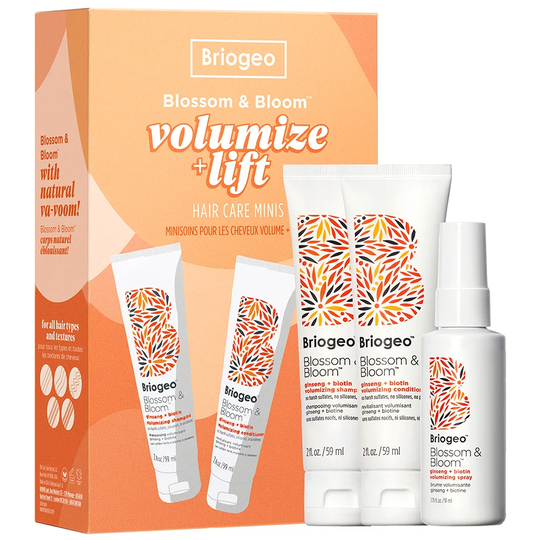 Blossom & Bloom Volumize + Thicken Minis Hair Kit, Briogeo Pakke