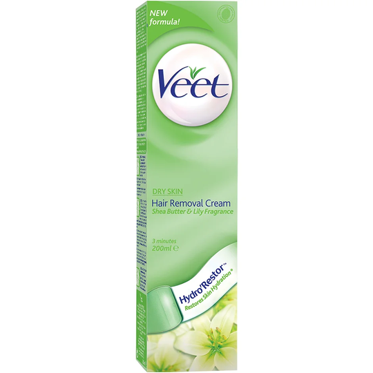 Hair Removal Cream For Dry Skin, 200 ml Veet Hårfjerningskrem