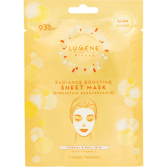 KIRKAS Radiance Boosting Sheet Mask, Lumene Sheet Masks