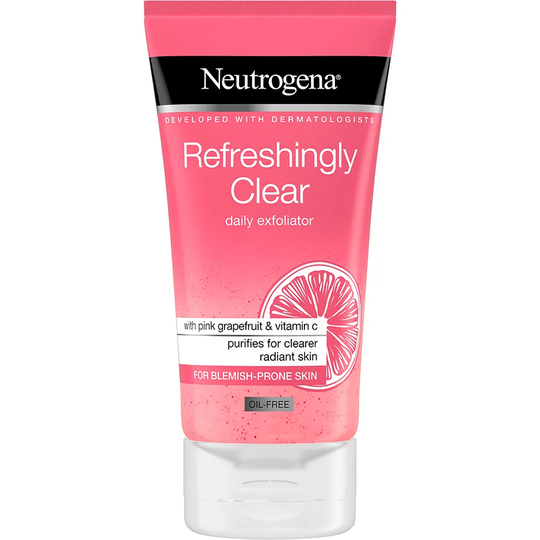 Neutrogena Refreshingly Clear Daily Exfoliator, 150 ml Neutrogena Peeling