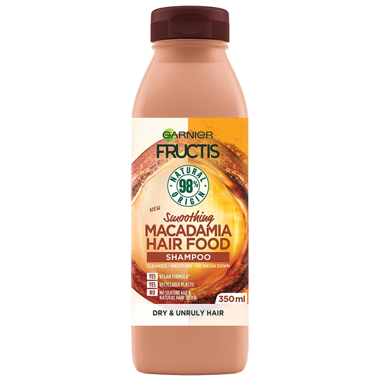 Fructis Hair Food Shampoo Macadam, 350 ml Garnier Sjampo