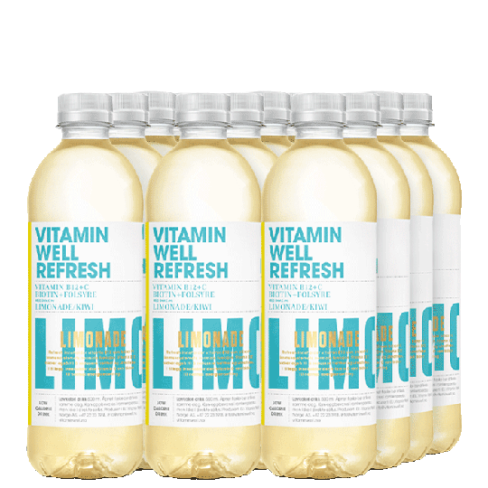 12 x Vitamin Well, 500ml, Norge