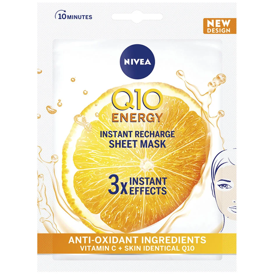 Q10 Energy Sheet Mask, Nivea Ansiktsmaske