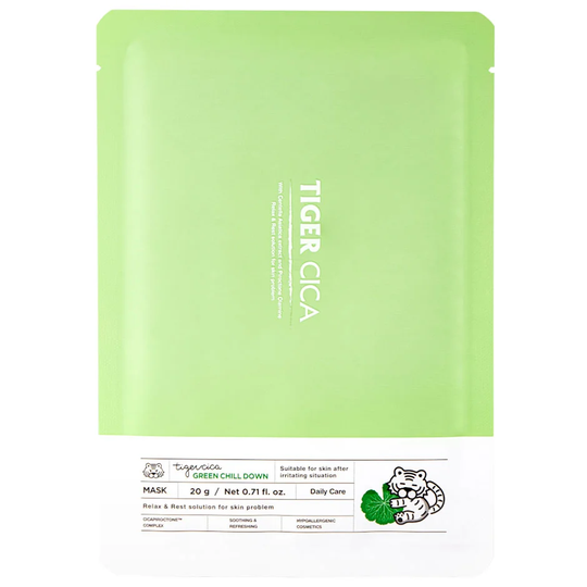 Tiger Cica Green Chill Down Mask, 20 g It'S SKIN Ansiktsmaske