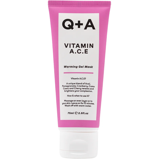 Vitamin A.C.E Warming Gel Mask, 75 ml Q+A Ansiktsmaske
