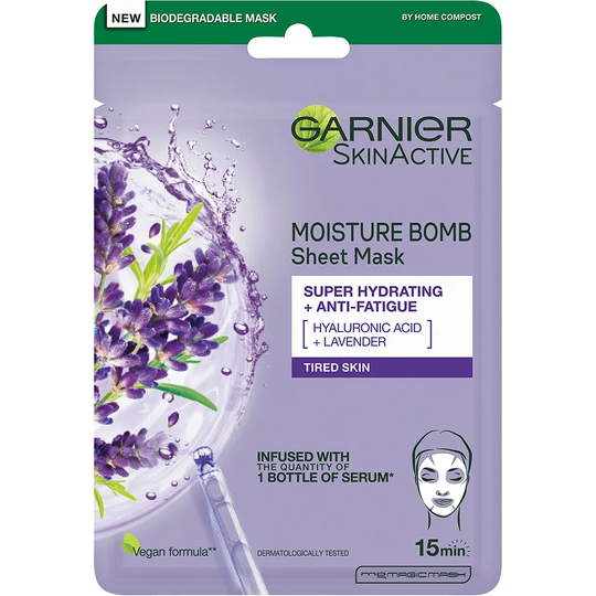 Skin Active Moisture Bomb Tissue Mask, Garnier Ansiktsmaske