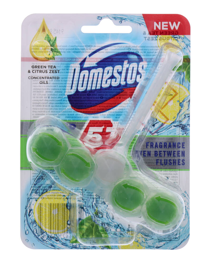 Domestos Toilet Cleaner Power Block Green Tea 55 g