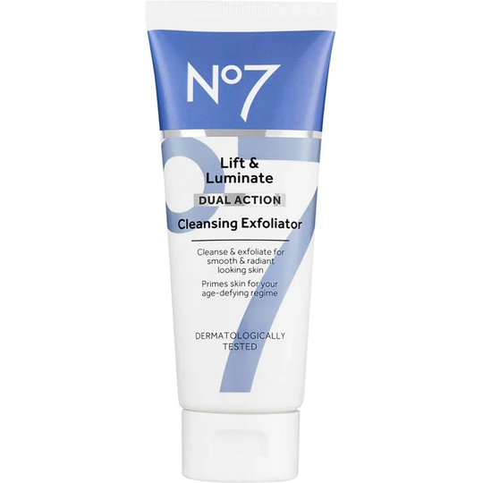 Lift & Luminate Dual Action Cleansing Exfoliator, 100 ml No7 Ansiktsrengjøring
