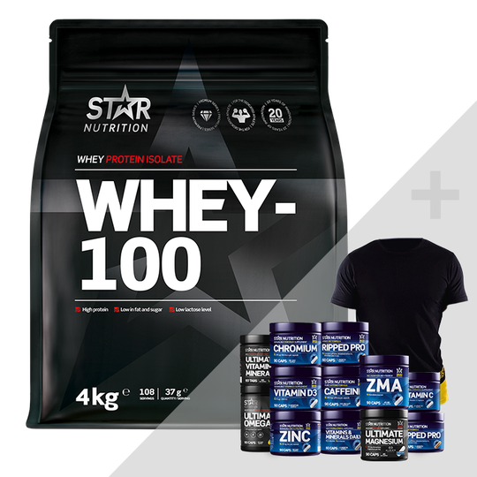 Whey-100 4 kg + Bonus Products!
