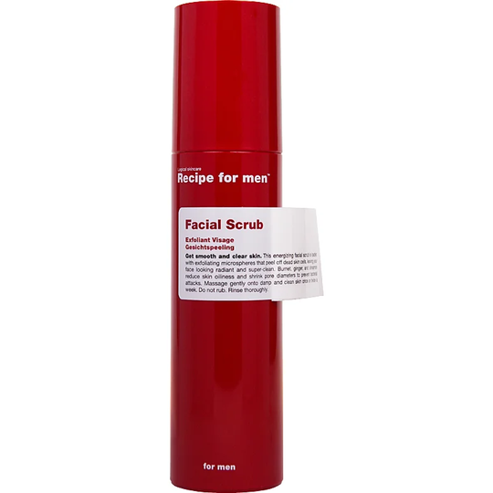 Facial Scrub, 100 ml Recipe for men Peeling