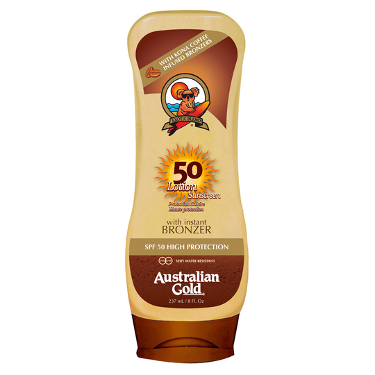 Australian Gold Lotion Sunscreen SPF 50 Bronzer 237 ml