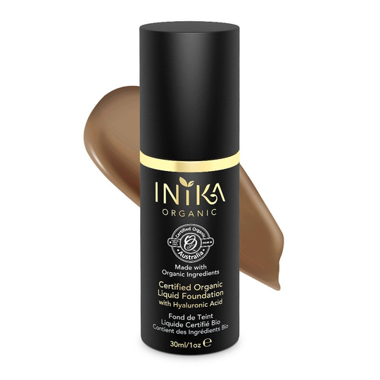Inika Organic Certified Organic Liquid Foundation Toffee