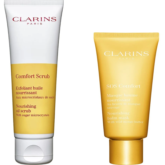 SOS Comfort Scrub & Mask, Clarins Hudpleie
