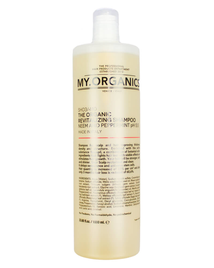 My.Organics The Organic Revitalizing Shampoo Neem And Peppermint 1000 ml
