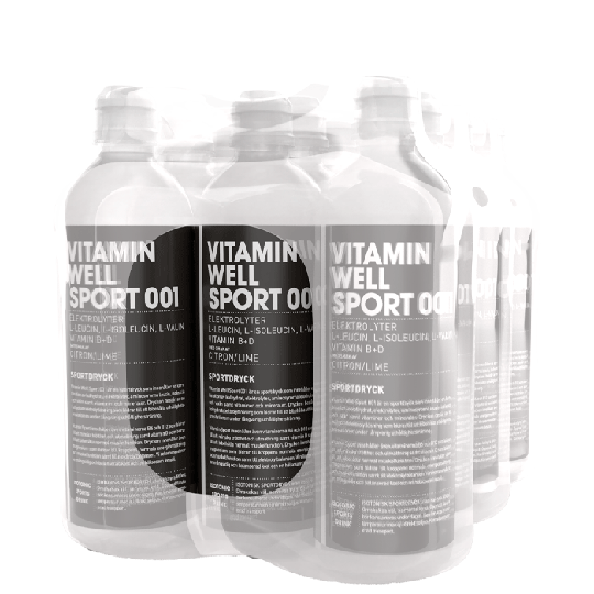 12 x Vitamin Well Sport, 500ml, Norge