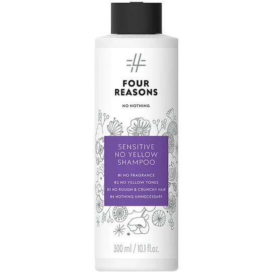 Sensitive No Yellow, 300 ml Four Reasons Sjampo