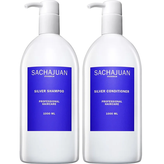 Silver Shampoo & Conditioner Duo, Sachajuan Sjampo