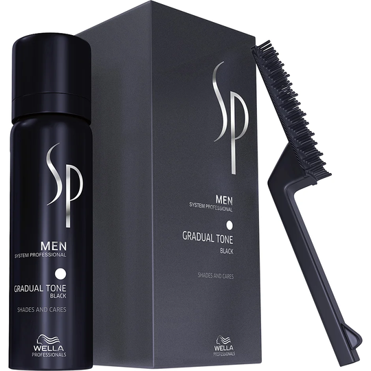 Wella System Professional Men Gradual Tone Black, 60 ml Wella Svart hårfarge