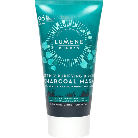PUHDAS Deeply Purifying Birch Charcoal Mask, Lumene Ansiktsmaske