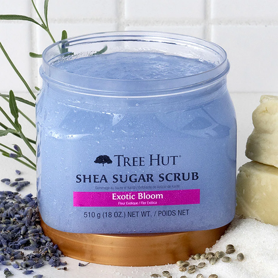 Shea Sugar Scrub Exotic Bloom, 510 g Tree Hut Body Scrub