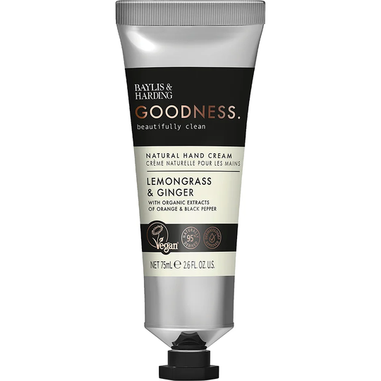 Goodness Lemongrass & Ginger Hand Cream, 75 ml Baylis & Harding Håndkrem