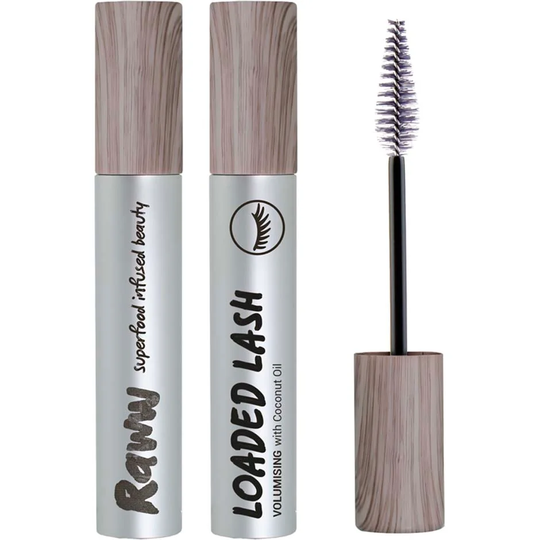 Loaded Lash Volume Mascara with Coconut Oil, 9 ml Raww Cosmetics Maskara