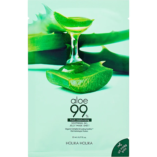 Aloe 99% Soothing Gel Jelly Mask Sheet, 23 ml Holika Holika Ansiktsmaske