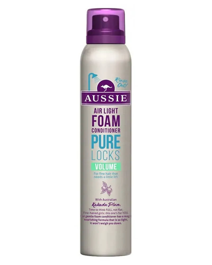 Aussie Pure Locks Foam Conditioner 180 ml