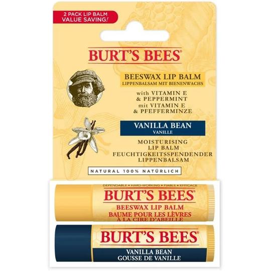 Burts Bees Lip Balm Duo, Burt's Bees Leppepleie
